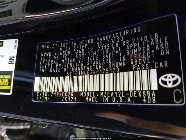صورة 9 لـ 2024 Toyota COROLLA SE