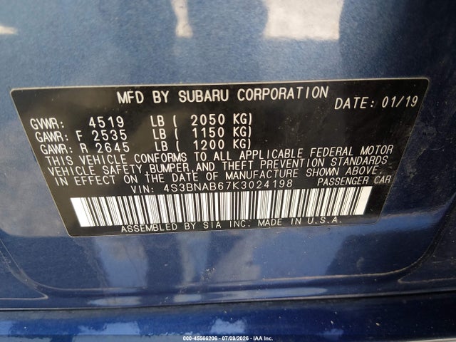 صورة مصغرة 9 لـ 2019 Subaru LEGACY 2.5I