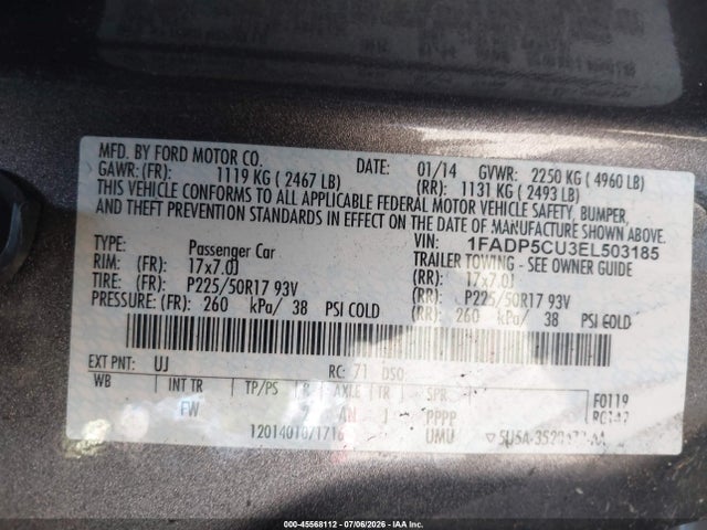 صورة 9 لـ 2014 FORD C-MAX ENERGI SEL