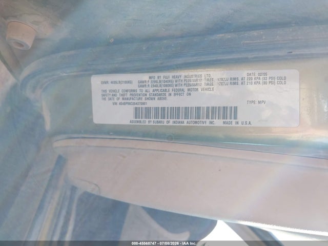 صورة 9 لـ 2005 Subaru OUTBACK 3.0R L.L. BEAN EDITION