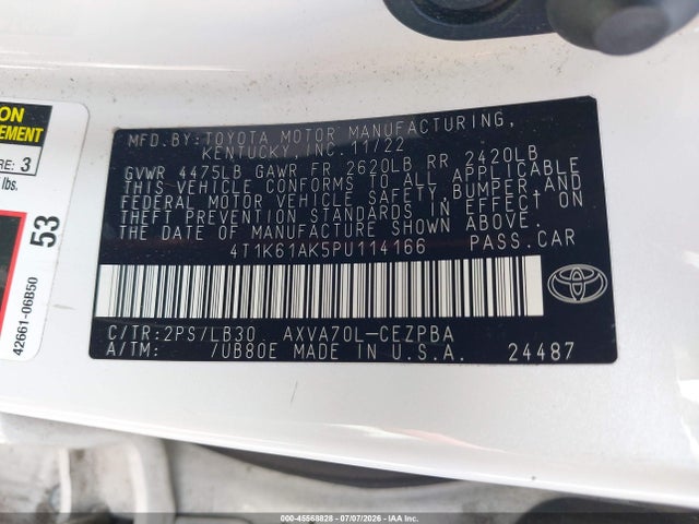 2023 TOYOTA CAMRY XSE 9