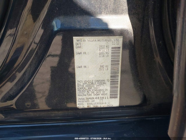 2013 Nissan ALTIMA 2.5 SV 照片 9