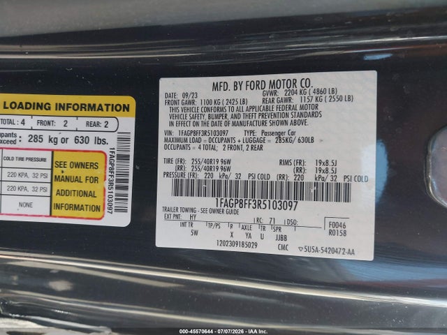 2024 FORD MUSTANG GT PREMIUM — фото 9