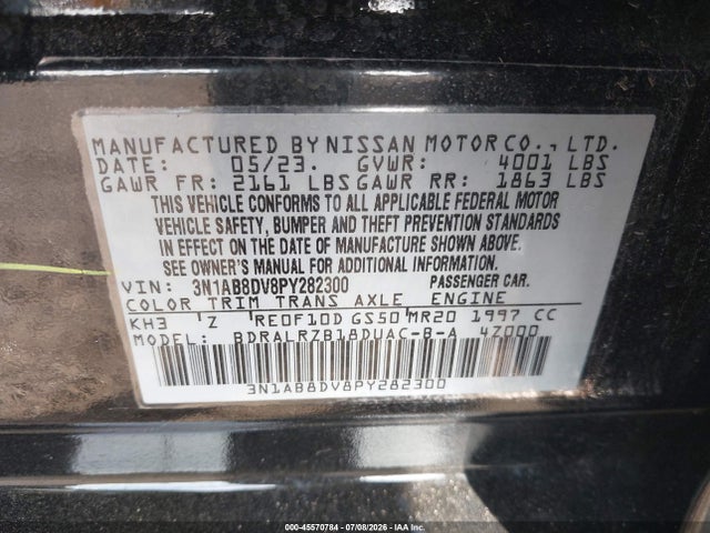 2023 NISSAN SENTRA SR XTRONIC CVT 9