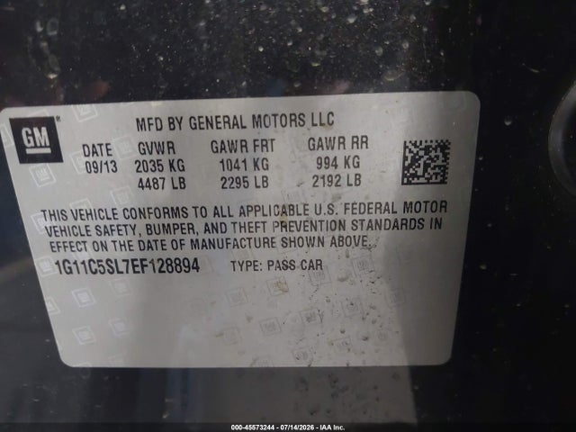 2014 Chevrolet MALIBU 1LT 照片 9