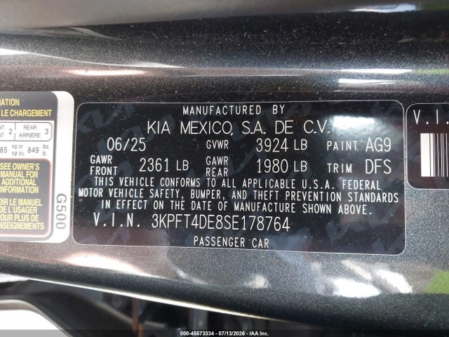 2025 KIA K4 LXS 照片 9