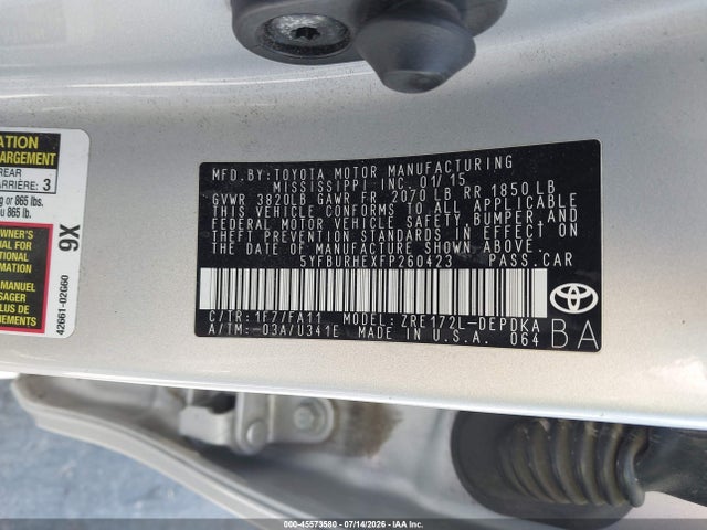 صورة 9 لـ 2015 Toyota COROLLA L