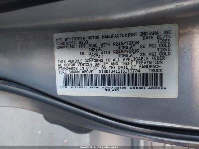 صورة 9 لـ 2001 Toyota TUNDRA SR5 V8