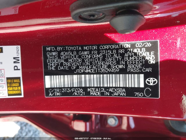 2026 Toyota COROLLA SE 照片 9