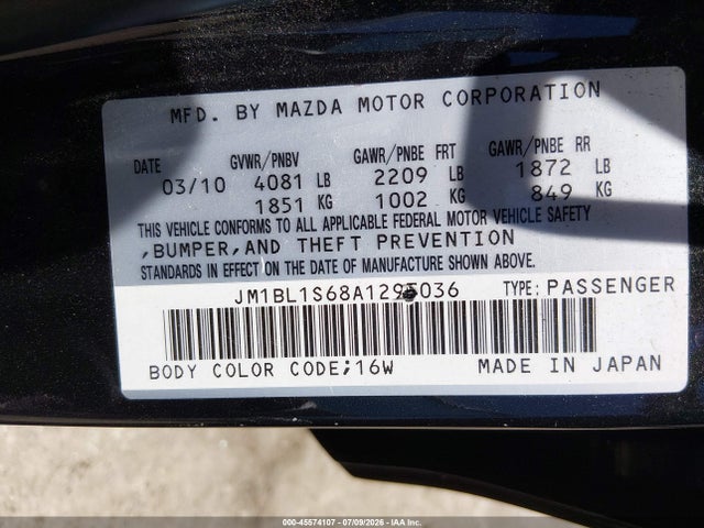 صورة 9 لـ 2010 Mazda MAZDA3 S SPORT