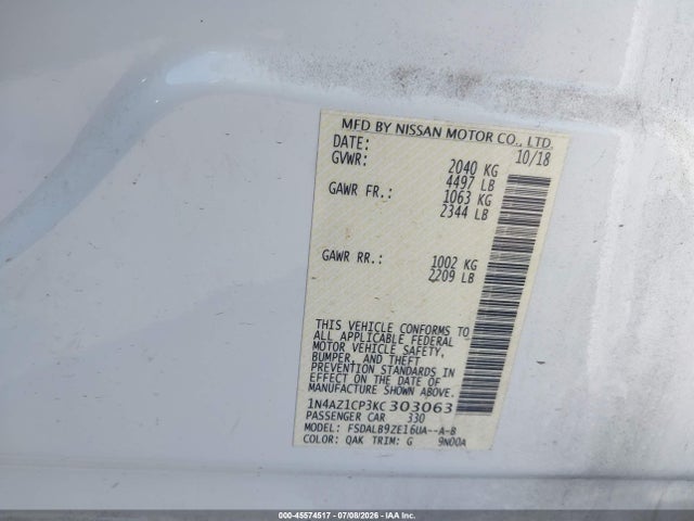 2019 Nissan LEAF S 照片 9