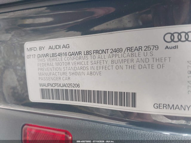 صورة 9 لـ 2018 AUDI A5 2.0T PREMIUM