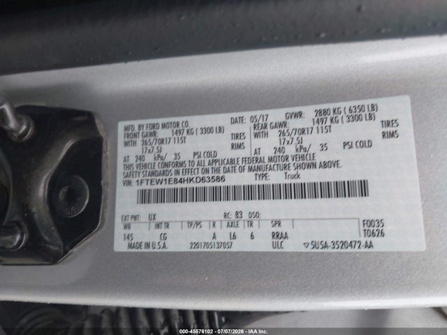 2017 FORD F-150 XL 照片 9