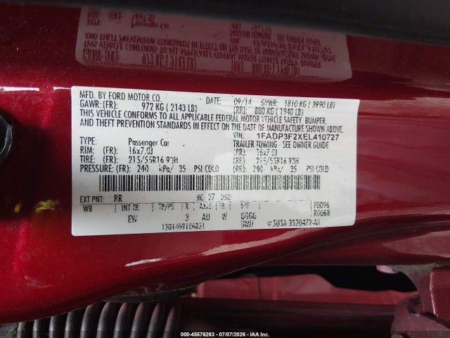 2014 FORD FOCUS SE — фото 9
