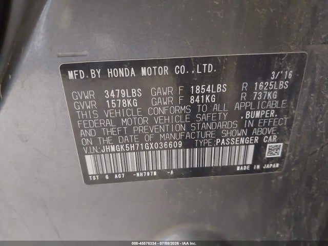 صورة 9 لـ 2016 Honda FIT EX