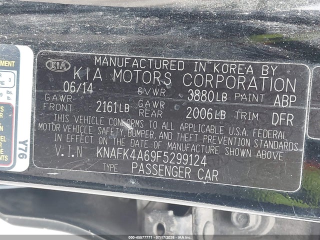 2015 KIA FORTE LX — фото 9