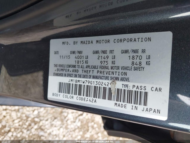 2016 Mazda MAZDA3 I TOURING — фото 9