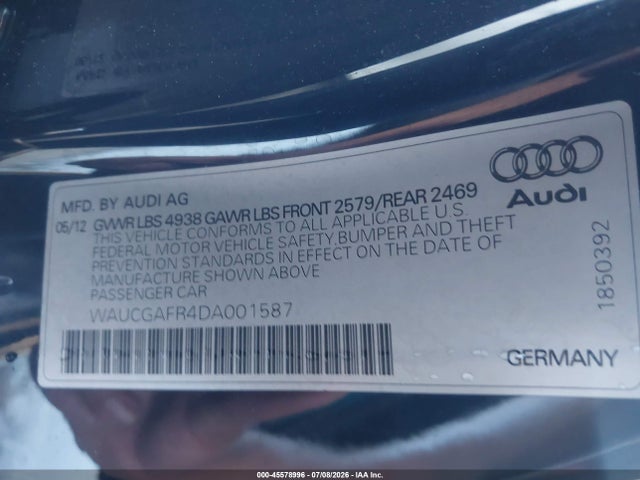 2013 AUDI S5 3.0T PREMIUM PLUS 照片 9