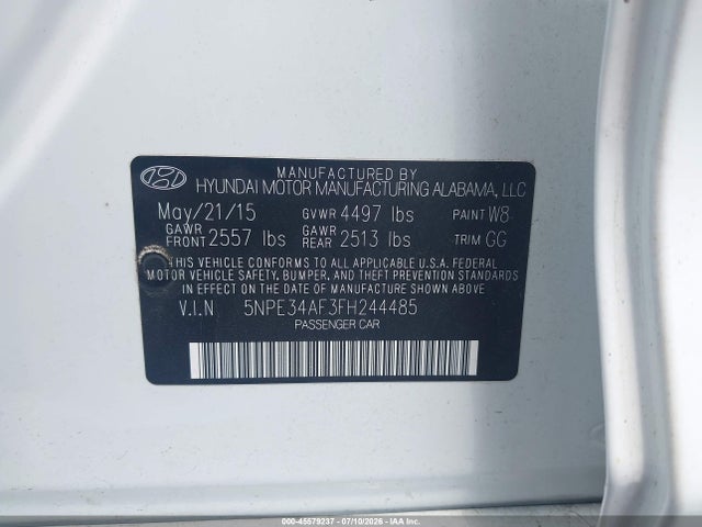 2015 Hyundai SONATA SPORT — фото 9