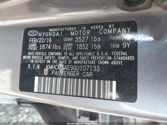 2016 Hyundai ACCENT SE — фото 9