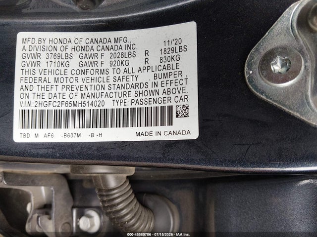 صورة 9 لـ 2021 Honda CIVIC LX