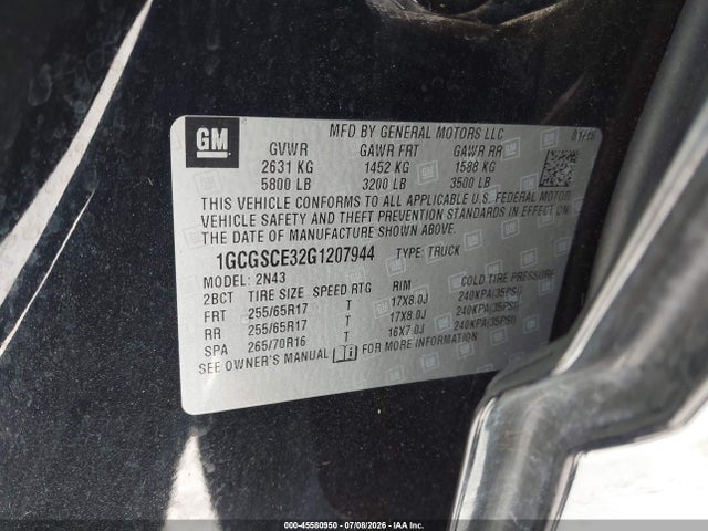 صورة 9 لـ 2016 Chevrolet COLORADO 2WD LT