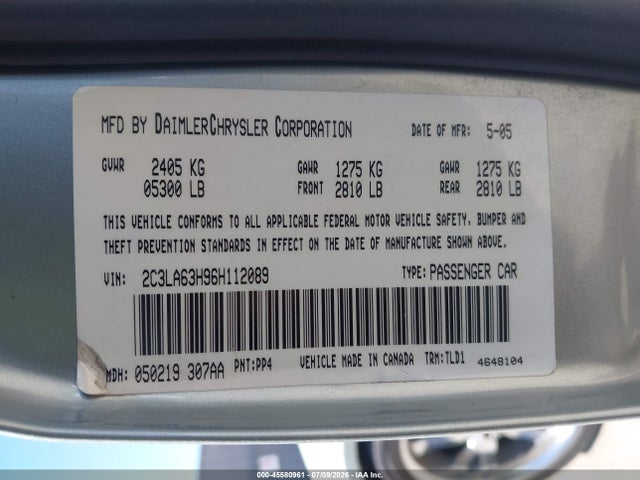 2006 Chrysler 300C — фото 9