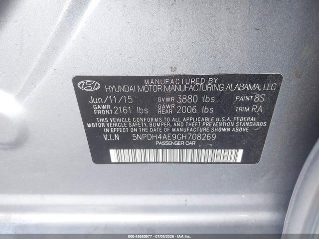 صورة 9 لـ 2016 Hyundai ELANTRA SE