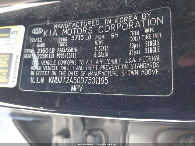 2013 KIA SOUL 照片 9