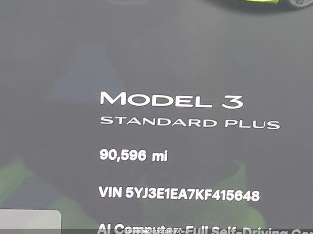 2019 TESLA MODEL 3 LONG RANGE/MID RANGE/STANDARD RANGE/STANDARD RANGE PLUS 14