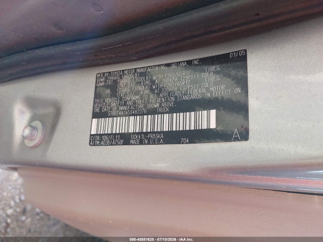 2005 Toyota TUNDRA SR5 V8 photo 9