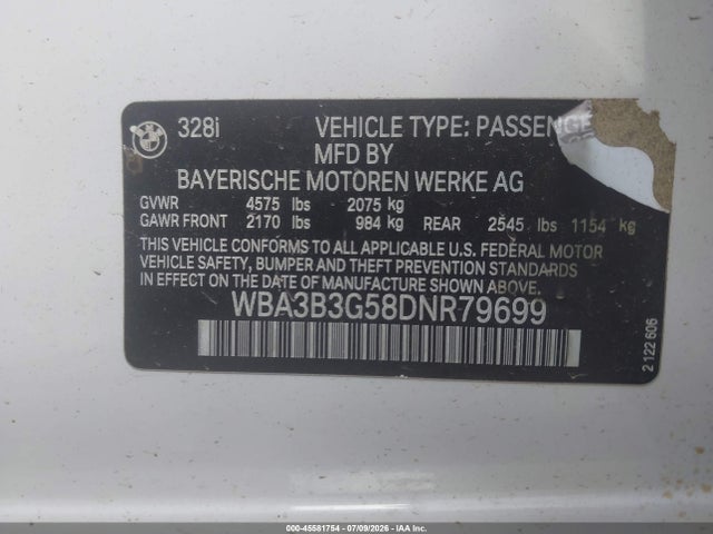 2013 BMW 328I XDRIVE 照片 9