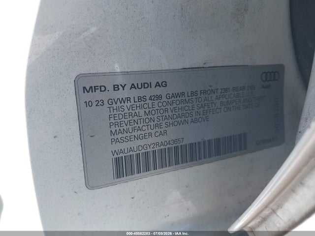 صورة 9 لـ 2024 AUDI A3 PREMIUM 40 TFSI FRONT-WHEEL DRIVE S TRONIC