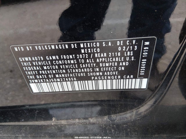 صورة 9 لـ 2013 Volkswagen JETTA 2.0L S