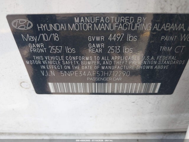 صورة 9 لـ 2018 Hyundai SONATA SEL+