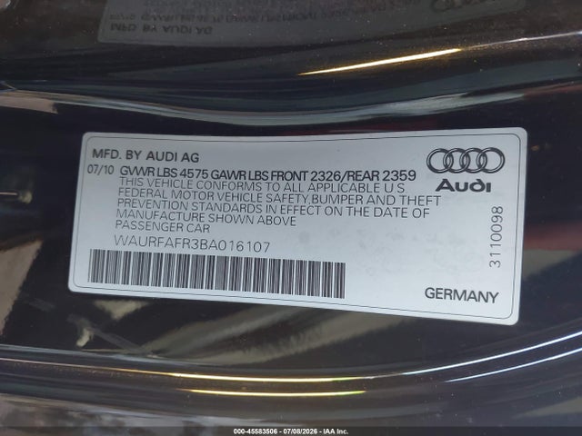 صورة 9 لـ 2011 AUDI A5 2.0T PREMIUM