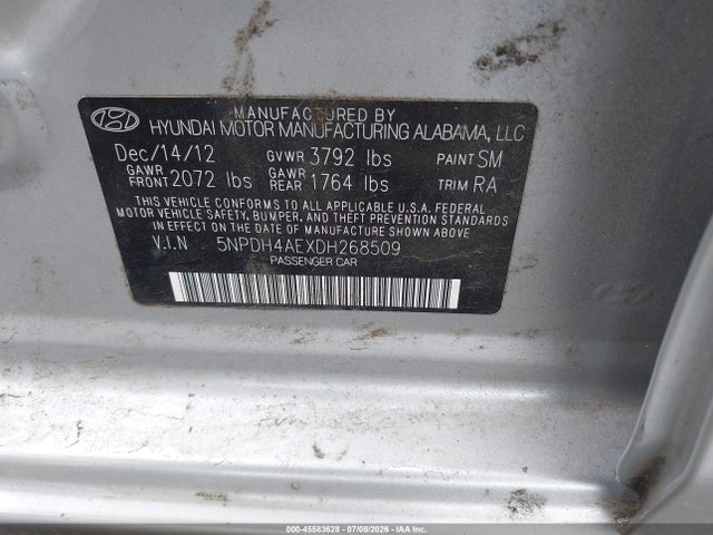 2013 Hyundai ELANTRA GLS 照片 9