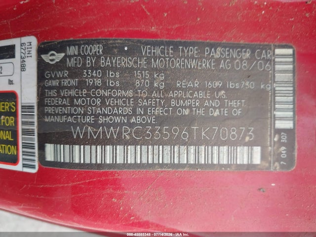 2006 MINI COOPER 照片 9