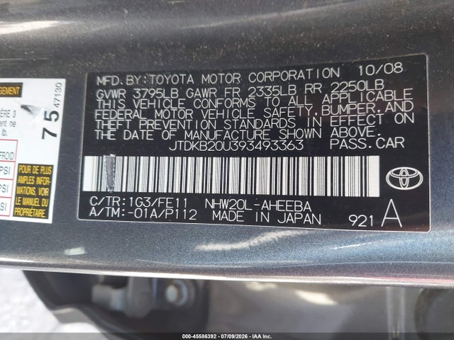 2009 Toyota PRIUS 照片 9
