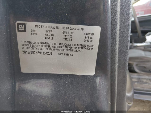 2009 Chevrolet IMPALA LS 照片 9