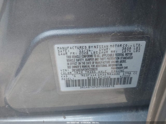 صورة 9 لـ 2017 Nissan SENTRA SR