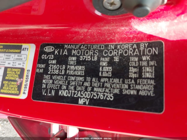 2013 KIA SOUL 照片 9