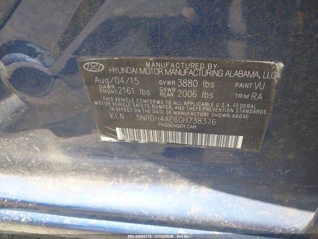 2016 Hyundai ELANTRA SE 照片 9