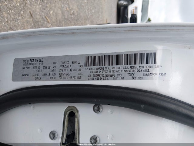 2018 RAM 1500 TRADESMAN 4X2 6'4 BOX photo 9