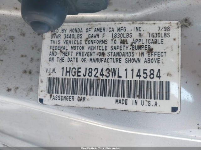 صورة 9 لـ 1998 Honda CIVIC EX
