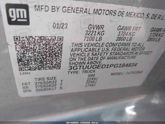 2023 GMC SIERRA 1500 4WD SHORT BOX DENALI — фото 9