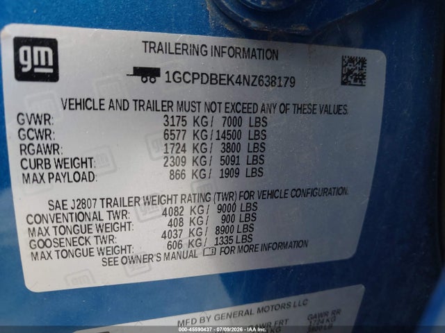 صورة 9 لـ 2022 Chevrolet SILVERADO 1500 4WD SHORT BED CUSTOM