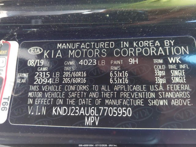 2020 KIA SOUL LX 9