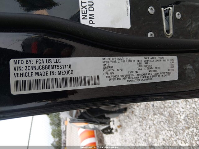 2021 JEEP COMPASS ALTITUDE FWD 8