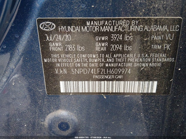 صورة 9 لـ 2020 Hyundai ELANTRA SE